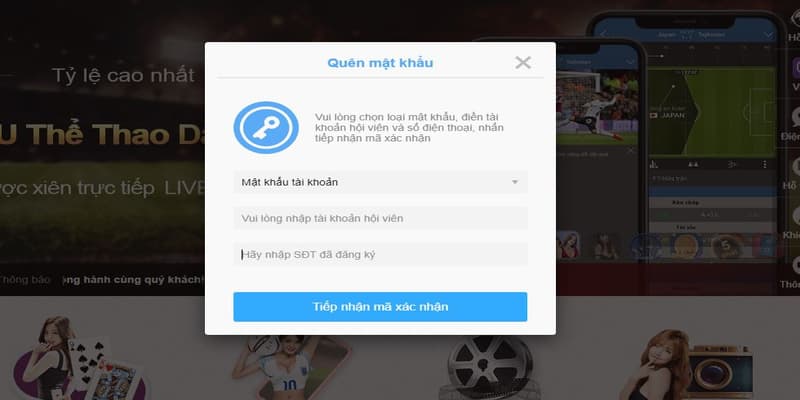 Quên Mật Khẩu Ku88